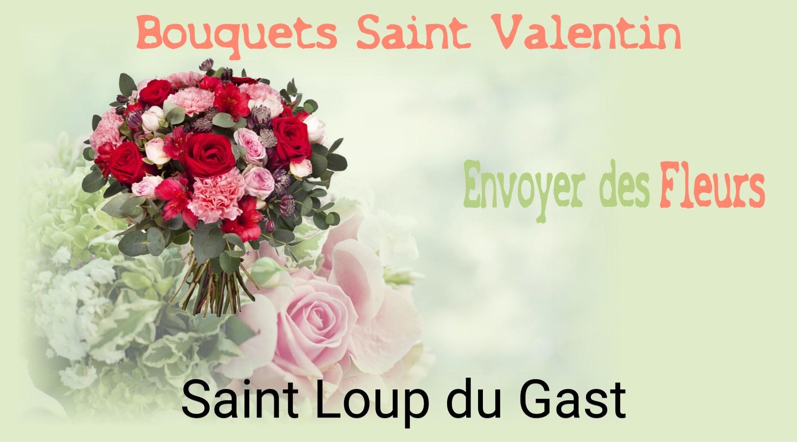 Roses de Saint-Valentin livrées à Saint-Loup-du-Gast